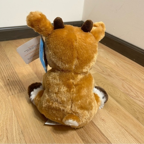Rudolph the Red Nosed Reindeer Plush NWT Stuffed Animal Christmas Kids Toy Brown - Picture 7 of 8